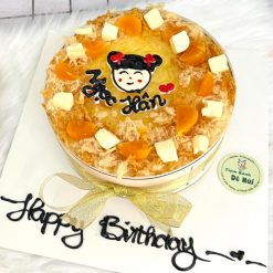 Bánh bông lan trứng muối sinh nhật