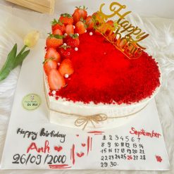 Bánh kem trái tim tặng anh iu dn101