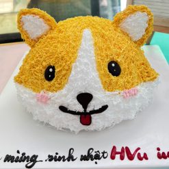 Bánh sinh nhật hình con chó cho be trai