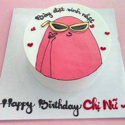 Bánh sinh nhật chị gái vẽ hình